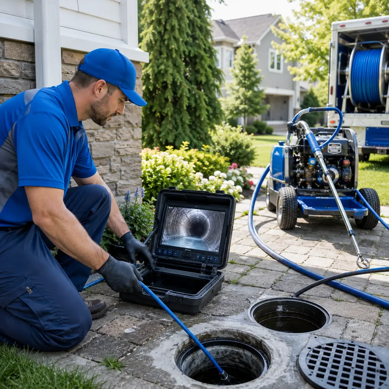 Outdoor drain cleaning professionals serving Rewey, WI